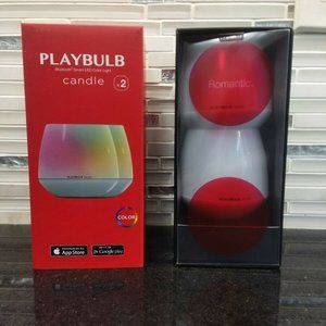Lot of 2 MIPOW Playbulb Electronic candle rainbow Bluetooth